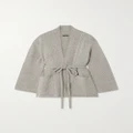 Joseph - Belted Cashmere Cardigan - Beige - x small