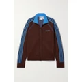 adidas Originals - + Wales Bonner Mesh-trimmed Recycled Stretch-knit Track Jacket - Brown - x small