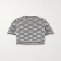Gucci - Jacquard-knit Wool-bouclé Sweater - Gray - M