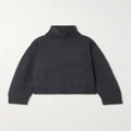 Nili Lotan - Omaira Wool Turtleneck Sweater - Charcoal - x small