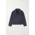 SIMKHAI - Lambert Crystal-embellished Organic Denim Jacket - Black - x small