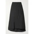 Tibi - Schema Canvas Maxi Skirt - Black - US0