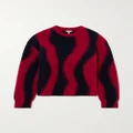 Loewe - Wool-blend Jacquard Sweater - Red - small
