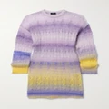 Etro - Dégradé Cable-knit Sweater - Multi - small