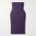 Alex Perry - Strapless Stretch-crepe Midi Dress - Purple - UK 6