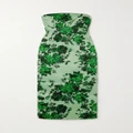 Emilia Wickstead - Adalina Strapless Floral-print Taffeta-faille Midi Dress - Green - UK 6