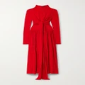 Proenza Schouler - Wrap-effect Jersey Maxi Dress - Red - US2