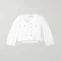 COURREGES - Cocoon Denim Jacket - White - small