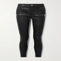 Anine Bing - Remy Zip-detailed Leather Skinny Pants - Black - DK32