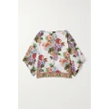 Etro - Tie-detailed Floral-print Cotton And Silk-blend Voile Blouse - White - IT38