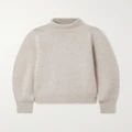 Isabel Marant - Linelli Wool And Cashmere-blend Turtleneck Sweater - Sand - FR34