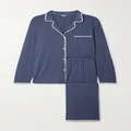 Eberjey - + Net Sustain Frida Whipstitched Stretch-tencel™ Modal Jersey Pajama Set - Blue - x small