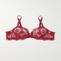 I.D. Sarrieri - + Net Sustain Tuscan Holiday Satin-trimmed Embroidered Tulle Underwired Bra - 36D