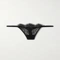 I.D. Sarrieri - + Net Sustain A Night In Marrakech Stretch-lace Thong - Black - x small