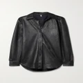 Commando - Faux Leather Shirt - Black - small