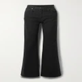 R13 - Jane Cotton-blend Corduroy Straight-leg Pants - Black - 24