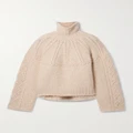 Altuzarra - Booth Cable-knit Turtleneck Sweater - Beige - small