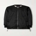 Proenza Schouler - Padded Recycled-twill Bomber Jacket - Black - small