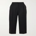 Max Mara - Celtico Wool And Mohair-blend Twill Tapered Pants - Black - UK 4