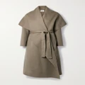 The Row - Adia Oversized Belted Cashmere Coat - Taupe - small