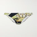 Tory Burch - Printed Bikini Briefs - Navy - small