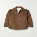 James Perse - Cotton And Wool-blend Corduroy Jacket - Light brown - 1