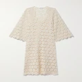 Miguelina - Arelis Cotton Guipure Lace Midi Dress - Off-white - x small
