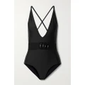 Gucci - Belted Swimsuit - Black - XXS