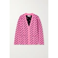 Balenciaga - Intarsia-knit Cardigan - Pink - 1