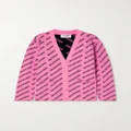 Balenciaga - Intarsia-knit Cardigan - Pink - 4