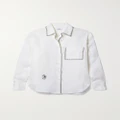 Marysia - Wegner Embroidered Linen Shirt - White - small