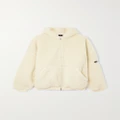 Balenciaga - Oversized Hooded Faux Shearling Jacket - Ivory - 1