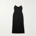 Bottega Veneta - Chain-embellished Knitted Hatlerneck Gown - Black - XS
