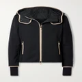 Brunello Cucinelli - Bead-embellished Hooded Wool-blend Ski Jacket - Black - IT40