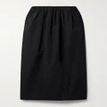Mara Hoffman - + Net Sustain Billie Organic Cotton-poplin Midi Skirt - Black - x small