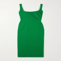 Emilia Wickstead - Arina Draped Crepe Midi Dress - Green - UK 8