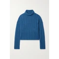 Altuzarra - Terence Herringbone Cashmere Turtleneck Sweater - Blue - x small