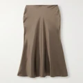 Nanushka - + Net Sustain Fea Satin Maxi Skirt - Bronze - x small