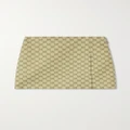 Gucci - Metallic Cotton-blend Jacquard Mini Skirt - Gold - IT38