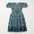 Ulla Johnson - Eloisa Tiered Floral-print Cotton-blend Midi Dress - Brick - US2