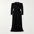 Ralph Lauren Collection - Danon Satin-trimmed Stretch-crepe Gown - Black - US4