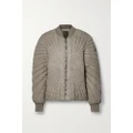 Rick Owens - Radiance Flight Quilted Shell Down Bomber Jacket - Beige - 0