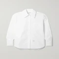 Thom Browne - Appliquéd Cotton-poplin Shirt - White - IT42