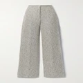Altuzarra - Laski Sequin-embellished Woven Wide-leg Pants - Gray - FR38
