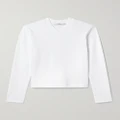 Tibi - Perfect Cotton-jersey Top - White - xx small