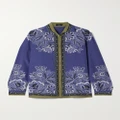 Etro - Floral-print Silk-crepe Shirt - Blue - IT42