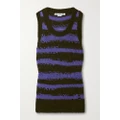 Acne Studios - Striped Knitted Vest - Gray - xx small