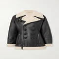 Tod's - Double-breasted Shearling Jacket - Black - IT38