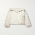 Ferragamo - Hooded Padded Shell Jacket - Ivory - IT38