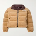 The North Face - Nuptse Reversible Quilted Cotton-blend Corduory And Recycled-ripstop Down Jacket - Brown - small